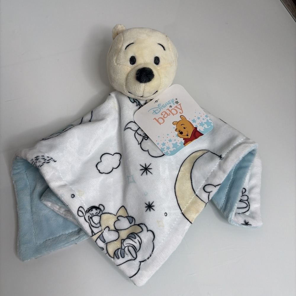 Lambs & Ivy Disney Baby Cozy Friends Winnie the Pooh Lovey Security Blanket NWT